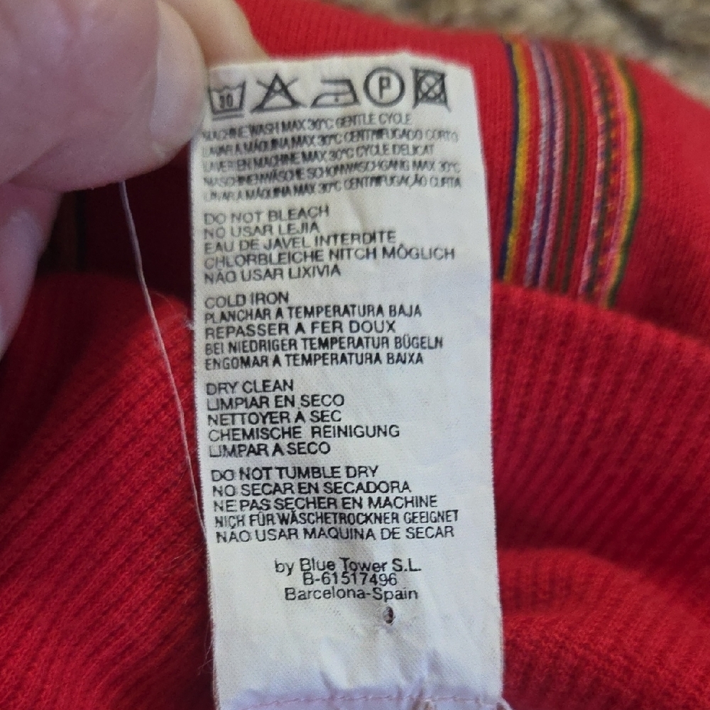 Vintage Custo Barcelona Embroidered Zip Jacket Size 4 Boho Festival Y2K - Picture 8 of 9